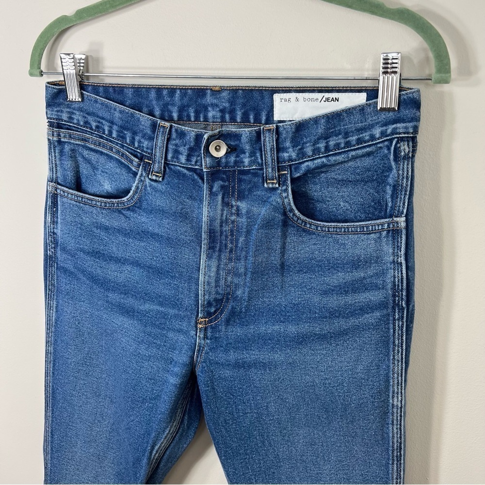 Rag & Bone Lou Skinny Denim Jeans in Blue Hill Medium Wash Size 28 - Picture 2 of 14